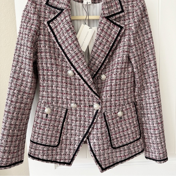 Veronica Beard Theron Tweed Blazer Jacket - Picture 6 of 11
